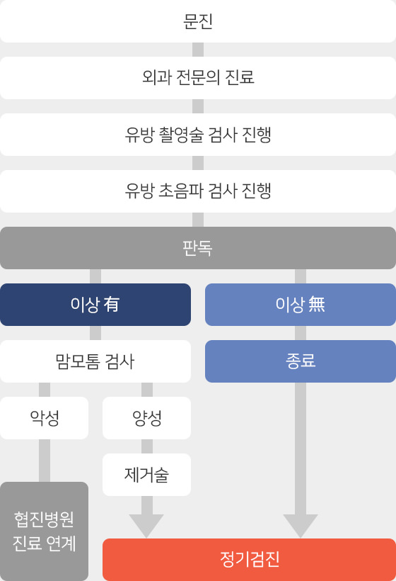 바노바기성형외과 유방클리닉 검진 절차
